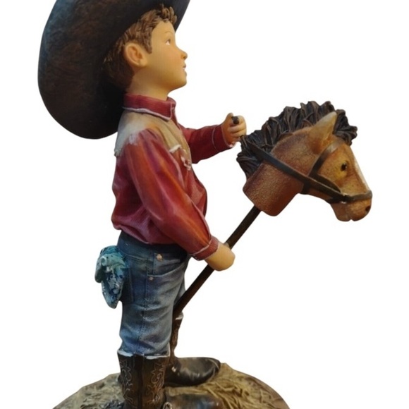 2008 MAMA SAYS DREAM BIG BOY & HORSE DEMDACO KATHY ANDREWS FINCHER - Picture 6 of 15